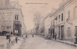 R1-51) JONCHERY SUR VESLE  - EPICERIE  MARCHE AU BON MARCHE - ANIMEE - HABITANTS  - ( 2 SCANS ) - Jonchery-sur-Vesle