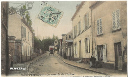 Bouffemont (95) La Montée De L Eglise , Envoyée En 1905 - Bouffémont