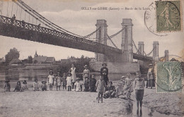 R6-45) SULLY  SUR  LOIRE - LOIRE BORDS DE LA LOIRE - ANIMEE - HABITANTS  - EN  1918 - Sully Sur Loire