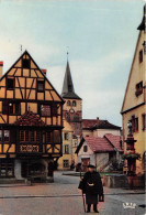 Le Veilleur De Nuit De TURCKHEIM Conservant La Tradition Du Moyen Age Fait Sa Ronde A 22h 3(scan Recto-verso) MA564 - Turckheim