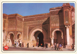 MAROC MEKNES Bab Mansour 16 Porte 18(scan Recto-verso) MA562 - Meknes