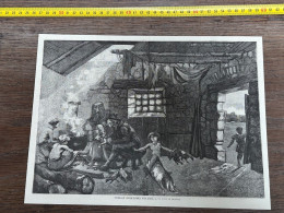 1873 ILL2 TYPES ET PHYSIONOMIES D'IRLANDE. Un Intérieur IRLANDAIS - Verzamelingen