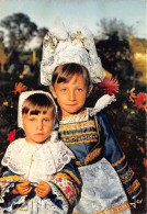 Fillette Et Enfant En Costume De La Region De FOUESNANT BENODET 18(scan Recto-verso) MA590 - Fouesnant