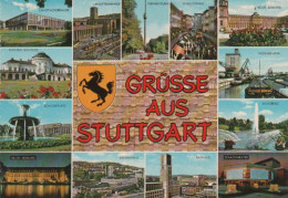 1448 - Stuttgart - Landtagsgebäude, Schloss Solitude, Schlossplatz, Hauptbahnhof, Fernsehturm, Schulstrasse - Stuttgart