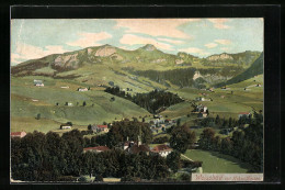 AK Weissbad, Panorama Mit Hohem Kasten  - Weissbad 