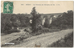 Mery Sur Oise (95) Viaduc Du Chemin De Fer , Envoyée En 1900/1910 - Mery Sur Oise