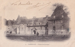 R28-61) CARROUGE - CHATEAU DE CARROUGES  - ANIMEE  - HABITANTS - EN  1903 - ( 2 SCANS ) - Carrouges