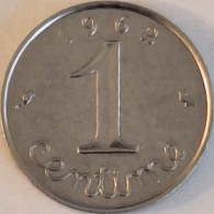 France - Centime 1962, KM# 928 (#4171) - 1 Centime