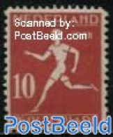 Netherlands 1928 10+2c Olympic Games, Perf. 12x11.5, Unused (hinged), Sport - Athletics - Olympic Games - Unused Stamps