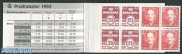 Denmark 1992 Definitives Booklet (H38 On Cover), Mint NH, Stamp Booklets - Ongebruikt