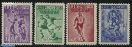 Albania 1959 National Spartakiade 4v, Mint NH, Sport - Basketball - Football - Sport (other And Mixed) - Basket-ball