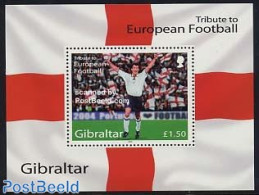 Gibraltar 2004 European Football S/s, Mint NH, History - Sport - Flags - Football - Gibraltar