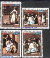 Niger 1972 Save Venice 4v, Mint NH, History - Unesco - Art - Paintings - Níger (1960-...)