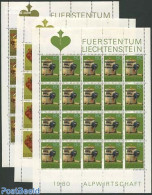Liechtenstein 1980 Alp Tools 3 M/ss, Mint NH, Art - Handicrafts - Ungebraucht