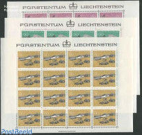 Liechtenstein 1980 Hunting Weapons 3 M/ss, Mint NH, Nature - Various - Hunting - Weapons - Ungebraucht