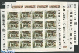 Liechtenstein 1981 Gutenberg Castle 4 M/ss, Mint NH, Art - Castles & Fortifications - Unused Stamps