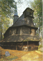 Picture Postcard + Stamp No. 490 Czech Republic Virgin Mary Wooden Church In Broumov Braunau 2006 - Eglises Et Cathédrales