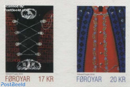 Faroe Islands 2016 National Costumes 2v S-a, Mint NH, Various - Costumes - Costumi