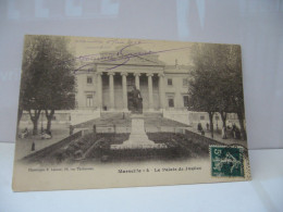 MARSEILLE  13 BOUCHES DU RHONE LE PALAIS DE JUSTICE  CPA 1908 - Monuments