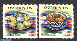 Uzbekistan 2021 Traditional Kitchen 2v, Mint NH, Health - Food & Drink - Alimentación