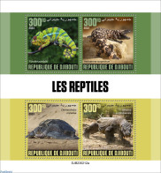 Djibouti 2023 Reptiles, Mint NH, Nature - Reptiles - Turtles - Djibouti (1977-...)