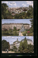 AK Erlangen, Teilansicht, Kollegienhaus, Universitätsbibliothek  - Erlangen