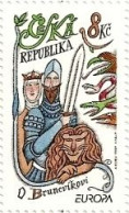 **144-5 Czech Republic - EUROPA CEPT 1997 Legend Of Bruncvik And His Lion (Braunsweig) Legend Of Zito Sorcerer - Unused Stamps