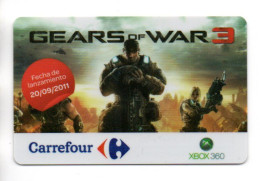 Carte Carrefour Vidéo GEARS OF WAR 3 Card  Karte (K 193) - GSM-Kaarten, Aanvulling & Voorafbetaald