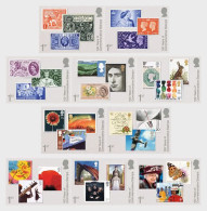 Great Britain United Kingdom 2024 100 Years Of Commemorative Stamps Set Of 8 Stamps MNH - Neufs