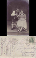 Ansichtskarte  Mann & Frau In Tracht 1912  - Costumi