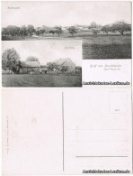 Auschkowitz-Burkau (Oberlausitz) Wučkecy Porchow: Gasthaus Und Panorama 1914 - Burkau