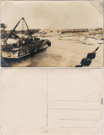  Abwrackung Eines Schiffes Im Hafen - Privatfotokarte 1916 Privatfoto  - Zu Identifizieren