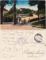 Kamenz Kamjenc Anlagen An Der Schillerpromenade, Belebt Ansichtskarte 1916 - Kamenz