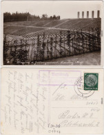 Kamenz Kamjenc Hutberg, Denkmal Und Bühne  Ansichtskarte Oberlausitz 1938 - Kamenz