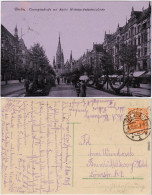 Charlottenburg Berlin Geschmückte Tauentzienstraße Und Gedächtniskirche 1917 - Schöneberg