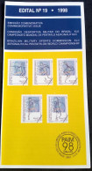 Brochure Brazil Edital 1998 19 Military Sports Commission Without Stamp - Cartas & Documentos