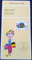 Brochure Brazil Edital 1998 23 Children And Citizenship Without Stamp - Cartas & Documentos