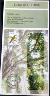 Brochure Brazil Edital 1998 01 Urban Birds Without Stamp - Covers & Documents