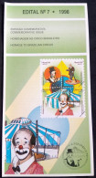 Brochure Brazil Edital 1998 07 Brazilian Circus Without Stamp - Briefe U. Dokumente