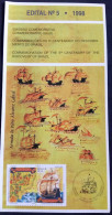 Brochure Brazil Edital 1998 05 Centennial Discovery Of Brazil Without Stamp - Briefe U. Dokumente