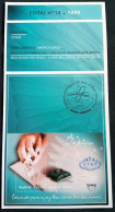 Brochure Brazil Edital 1999 14 Education Peace Millennium Without Weapons Without Stamp - Briefe U. Dokumente