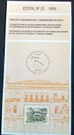 Brochure Brazil Edital 1999 25 Foreign Relations Itamaraty Without Stamp - Covers & Documents