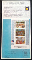 Brochure Brazil Edital 1999 10 Ouro Preto Olinda São Luis Without Stamp - Cartas & Documentos