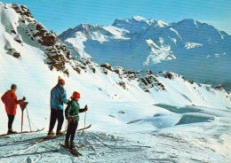 Verbier - Descente Des Attelas Et Vue Sur Les Combins - Verbier