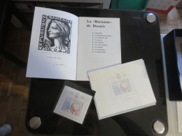 DECARIS ,,exceptionnel ,,," Le Marianne De DECARIS " Plus Grande Epreuve ,livre Et épreuve Avec AUTOGRAPHE - Filatelia E Storia Postale