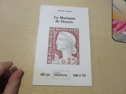 DECARIS  ,,," Le Marianne De DECARIS " - Philately And Postal History