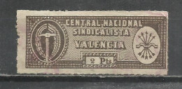 7530-SELLO FALANGE SINDICATO CNS FALANGE LOCAL VALENCIA.SPAIN CIVIL WAR. - Spanish Civil War Labels