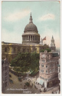 St. Paul's From Cheapside, London - (England, U.K.) - 1905 - St. Paul's Cathedral