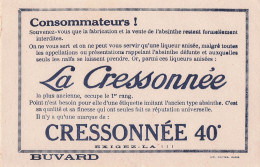 Buvard . LA CRESSONNEE . - Autres & Non Classés