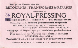 Buvard . ROYAL PRESSING . - Altri & Non Classificati